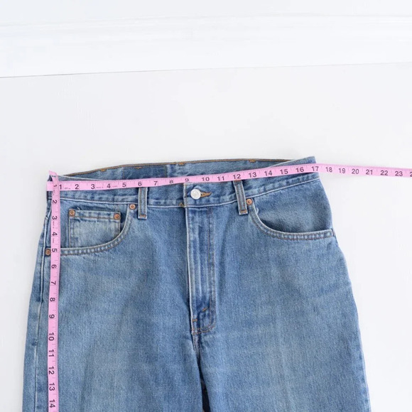 Vintage Levi's 516 Slim Fit Straight Leg made in Canada Blue Denim Jeans Sz36x30 - Picture 3 of 12